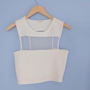 White mesh tank top from Urban Outfitters